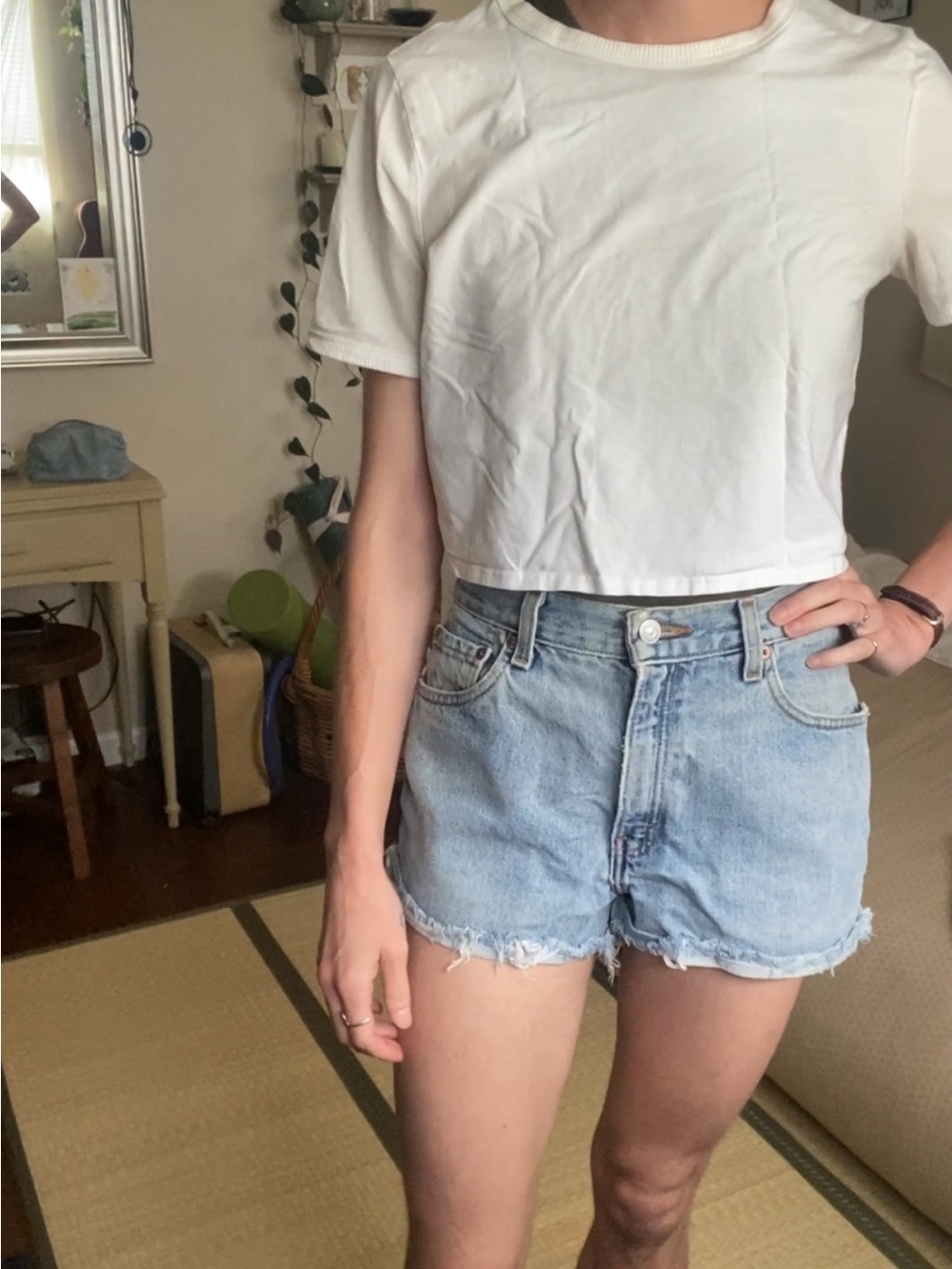Genuine 90s Levi 550s Denim Worn-In Vintage Cutoff Shorts